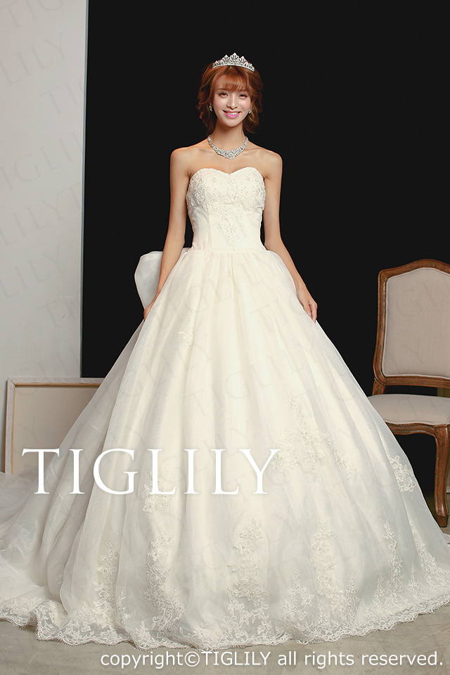 TIGLILY　ホワイトドレス　w1107