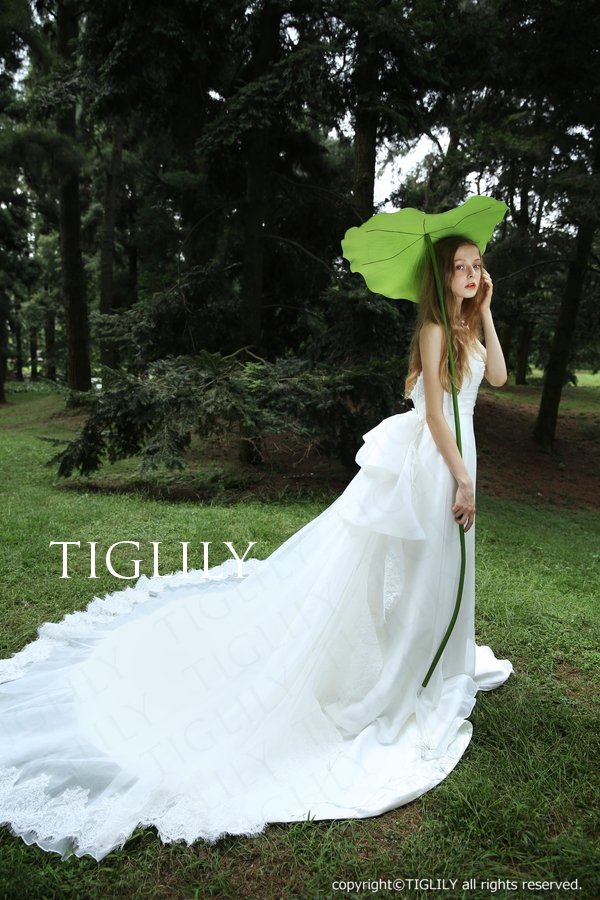 TIGLILY】ウェディングドレス＿ウエディングドレス＿ホワイトドレス＿A 